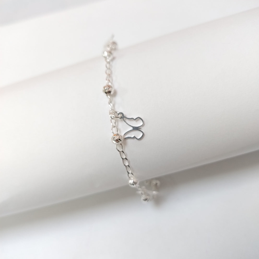 PULSERA TEJIDO ESPECIAL PLATA .925 18 CM 2.9 GR (NUEVO)