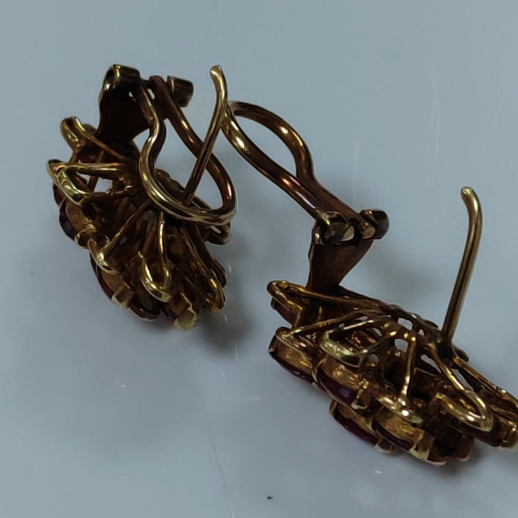 ARETES PAR ORO 14 K 9,30 GRMS (SEMINUEVO)