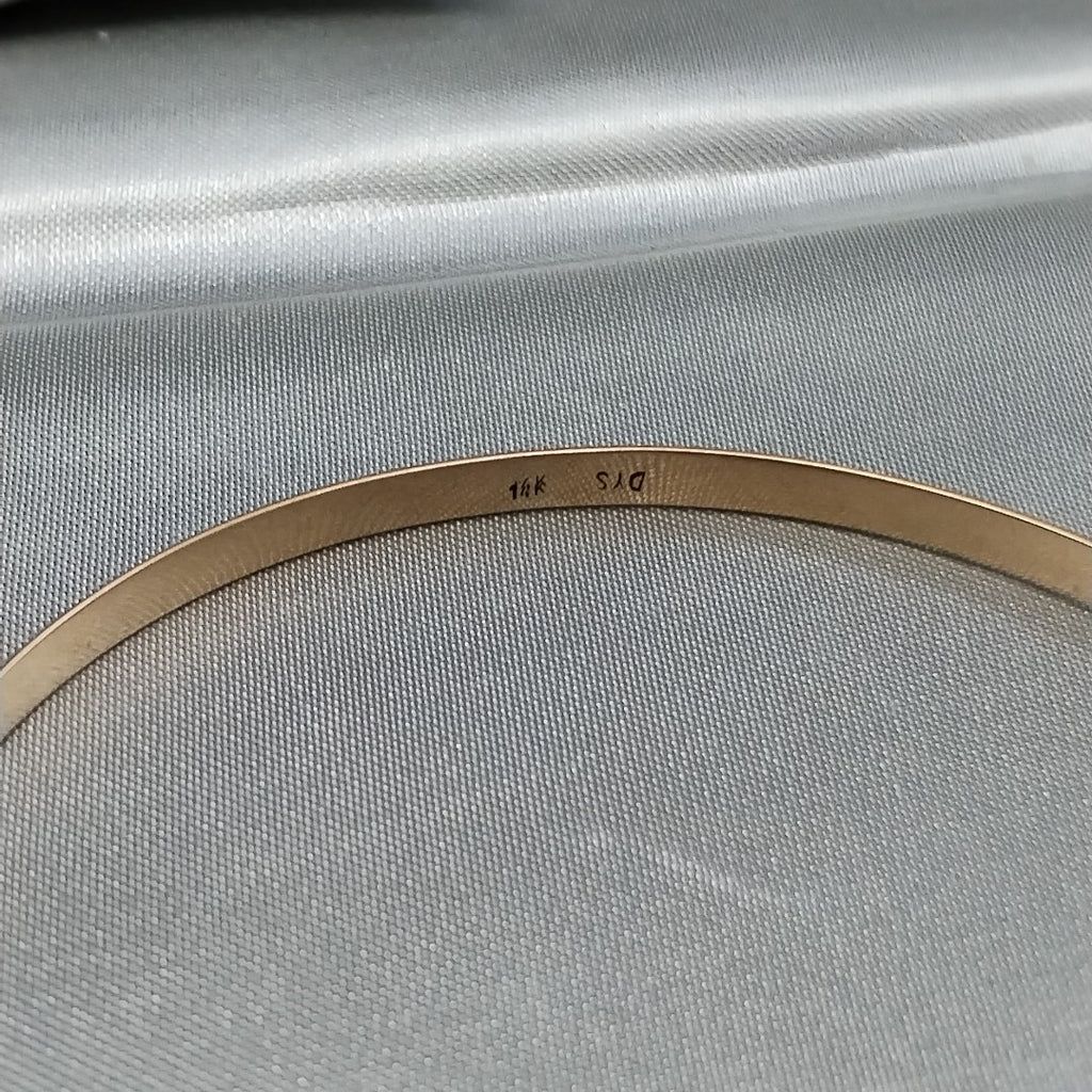 PULSERA RIGIDA ORO 10 K 5,50 GRMS (SEMINUEVO)