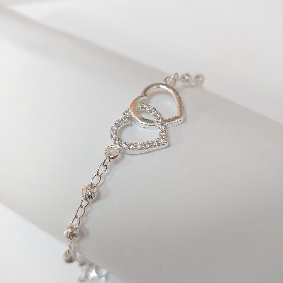PULSERA TEJIDO TEJIDO ESPECIAL PLATA .925 18 CM 4 GR (NUEVO)