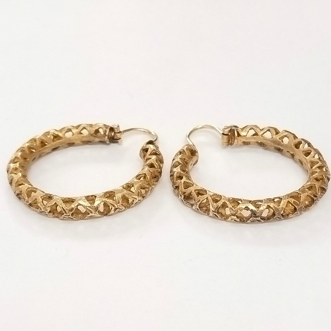 ARRACADAS PAR ORO 18 K 12 GRMS (SEMINUEVO)