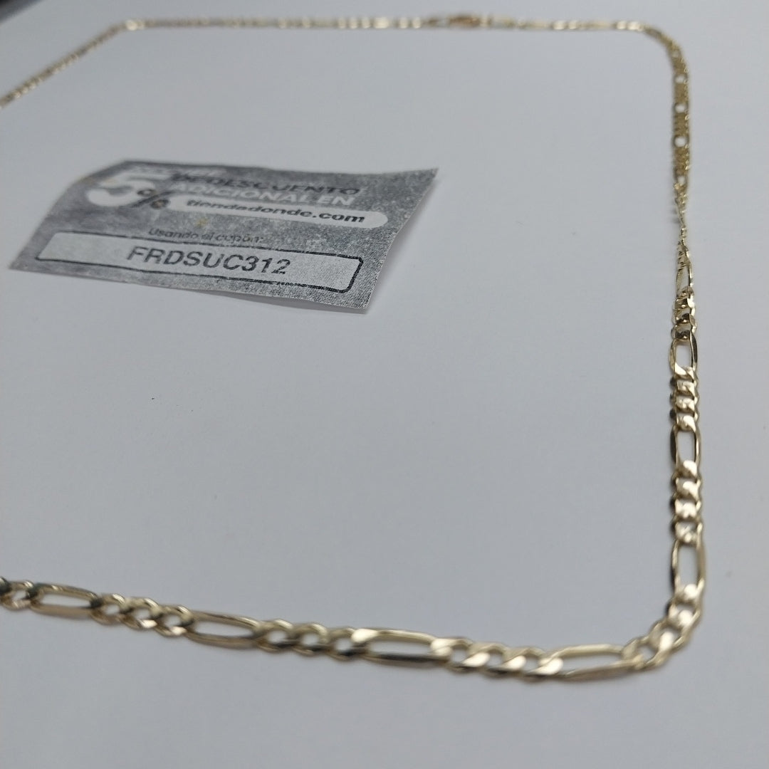 CADENAS 3X1 ORO 14K 60 CM 8 GR (NUEVO)