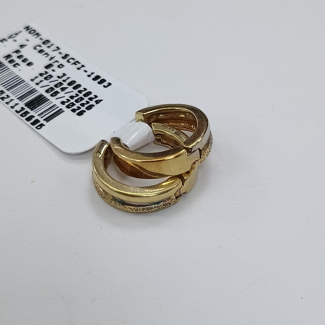 ARRACADAS PAR ORO 14 K 3.4 GRMS (SEMINUEVO)