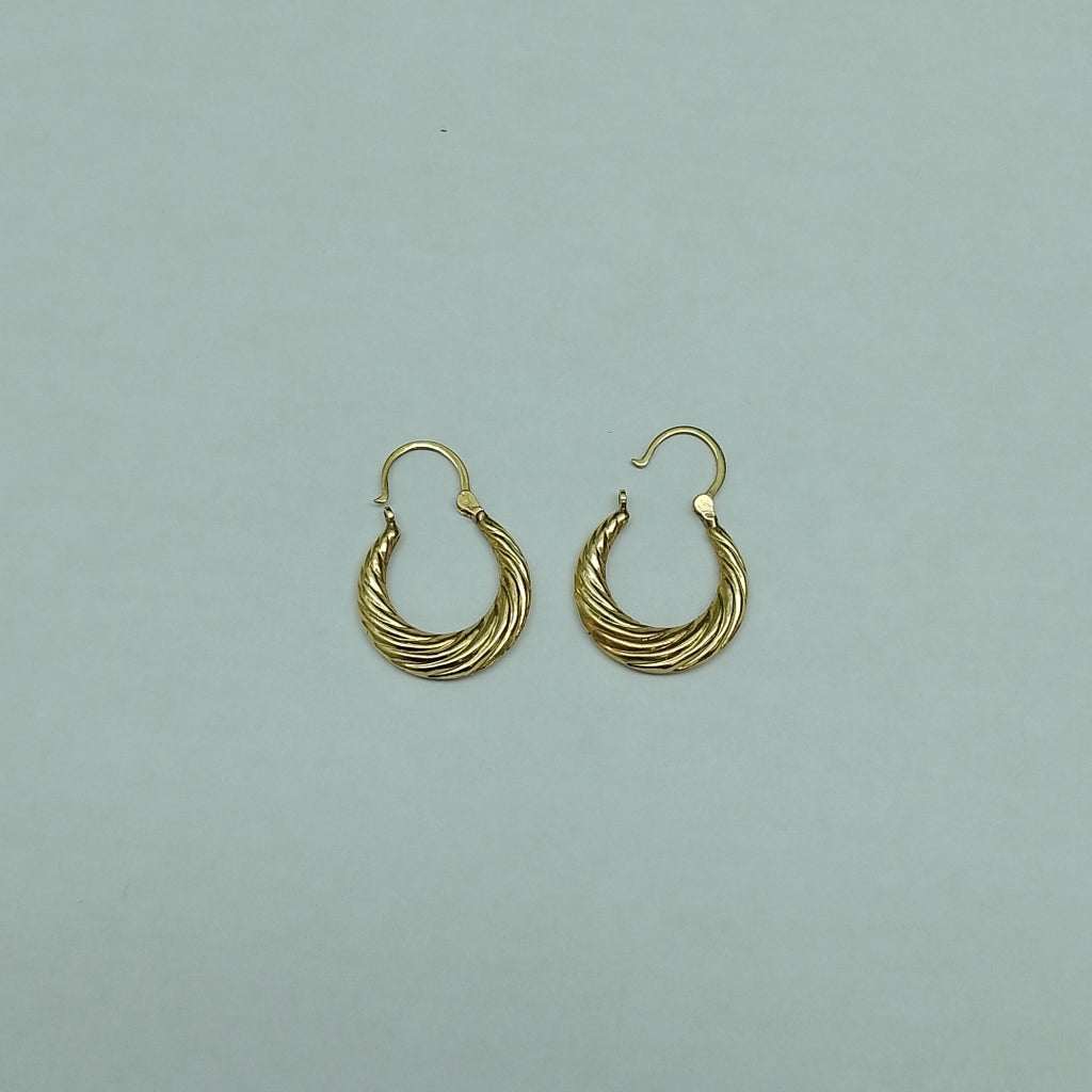 ARRACADAS PAR ORO 14 K 1.5 GRMS (SEMINUEVO)