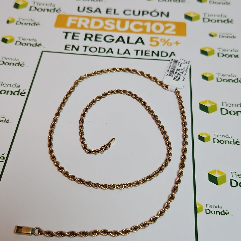 CADENA ORO 14 K 16.9 GRMS (SEMINUEVO)