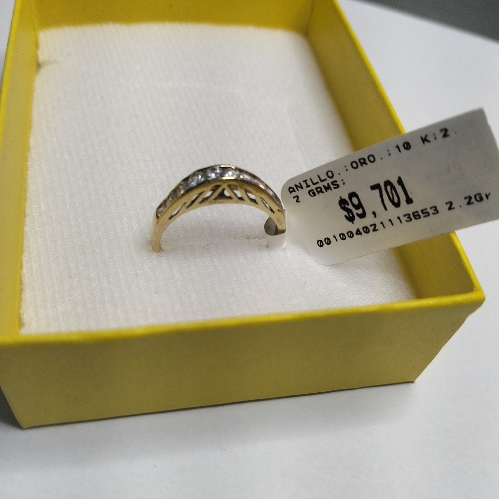 ANILLO ORO 10 K 2.2 GRMS (SEMINUEVO)