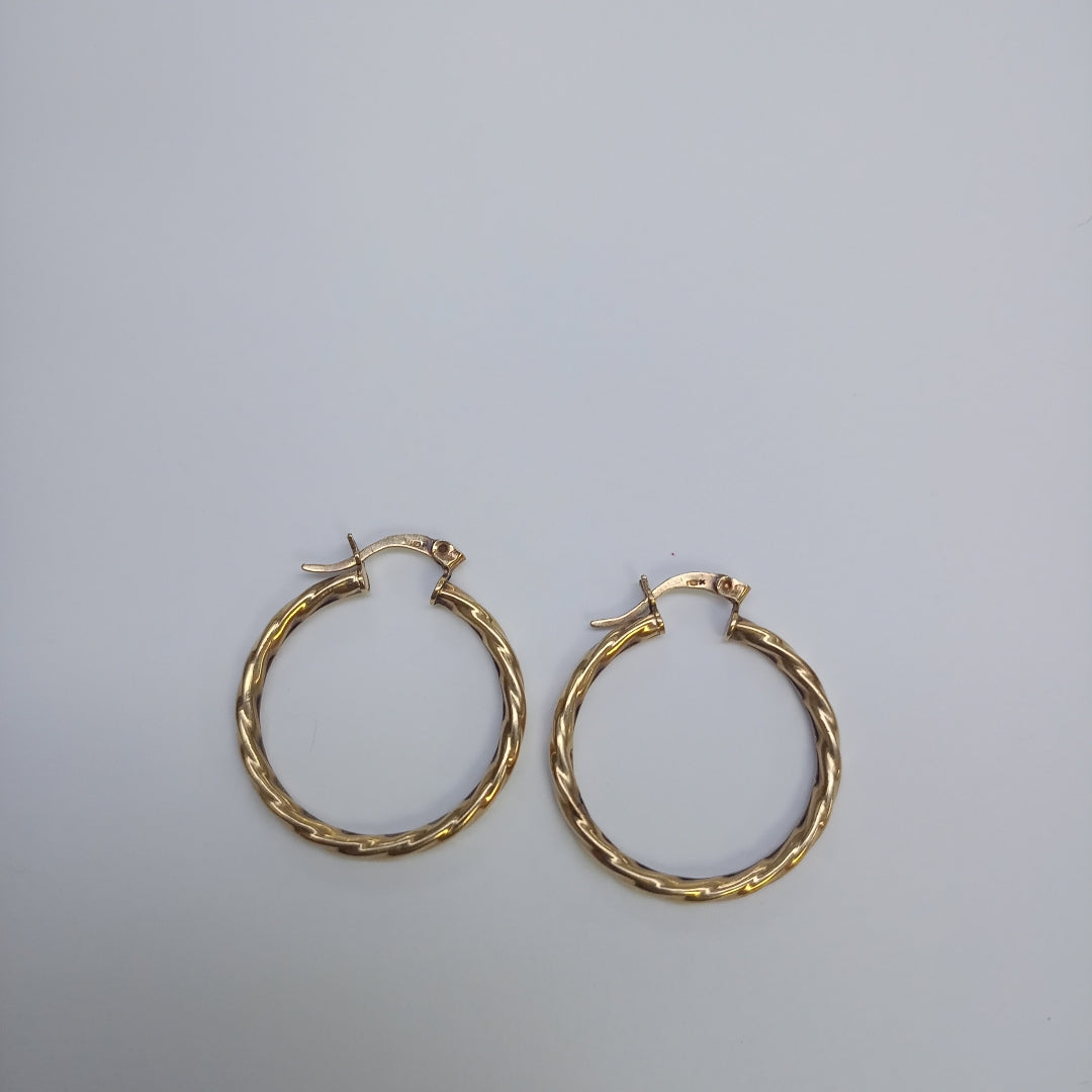 ARRACADAS PAR ORO 10 K 3.7 GRMS (SEMINUEVO)