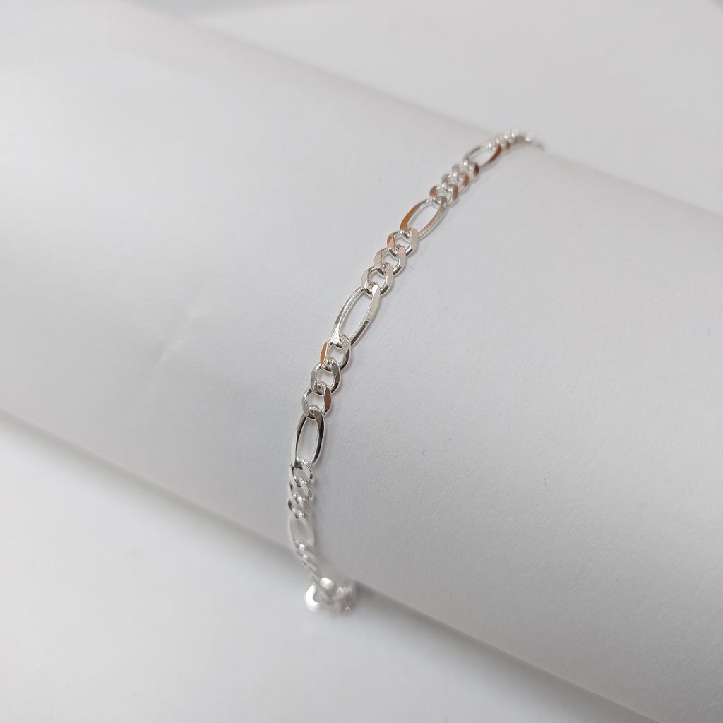 PULSERA TEJIDO 3X1 PLATA .925 18 CM 2.8 GR (NUEVO)