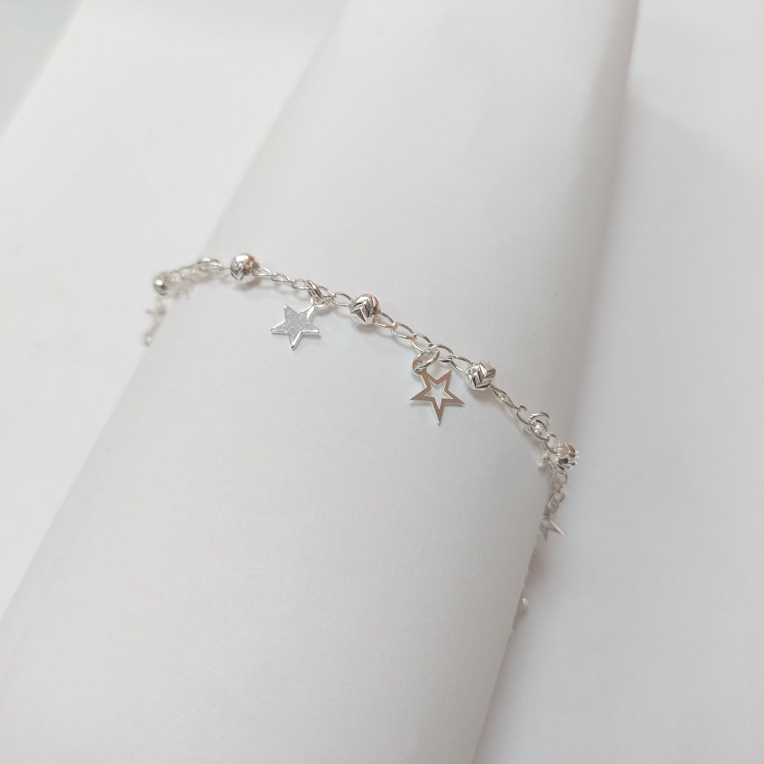 PULSERA TEJIDO ESPECIAL PLATA .925 18 CM 3.1 GR (NUEVO)