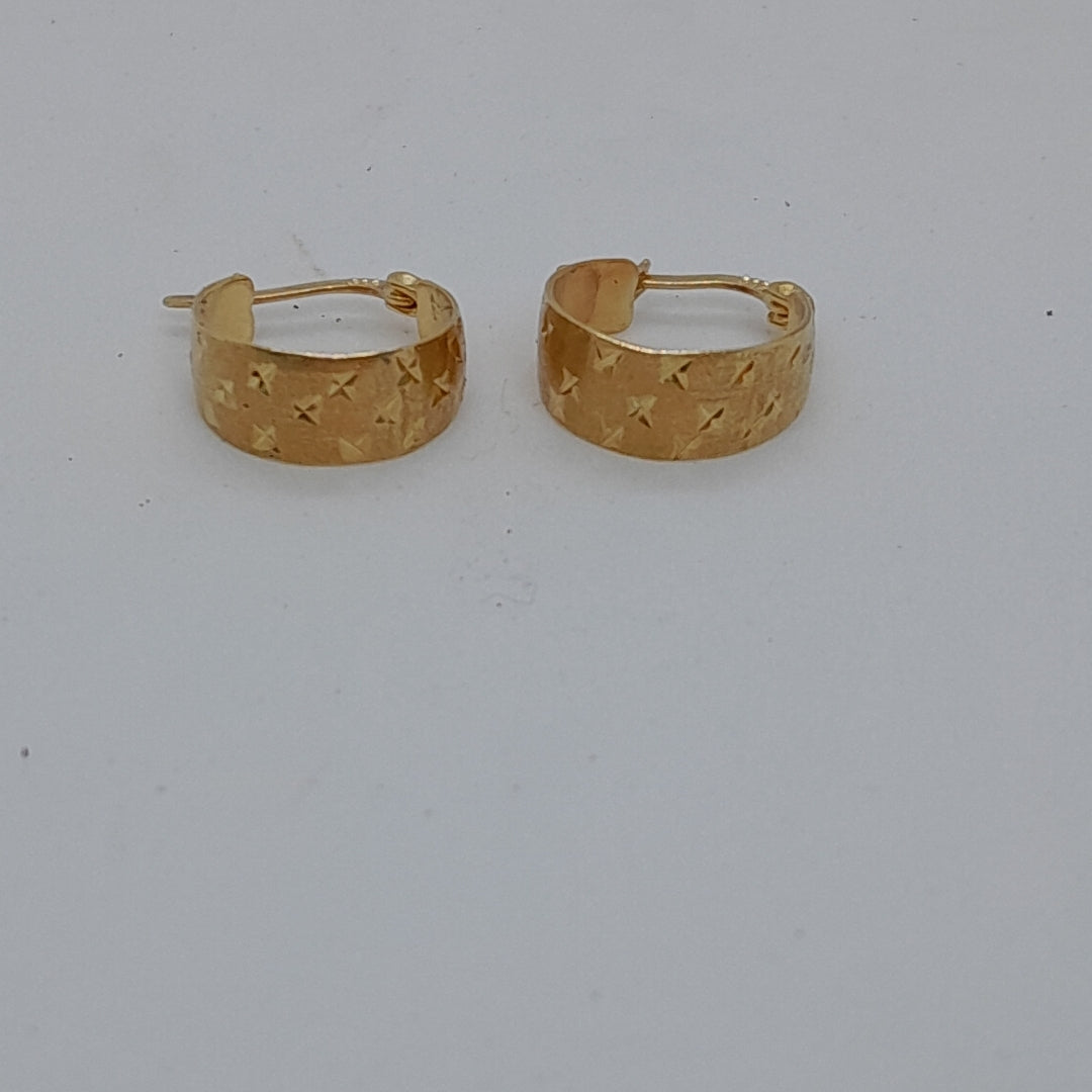 ARRACADAS PAR ORO 14 K 2,20 GRMS (SEMINUEVO)