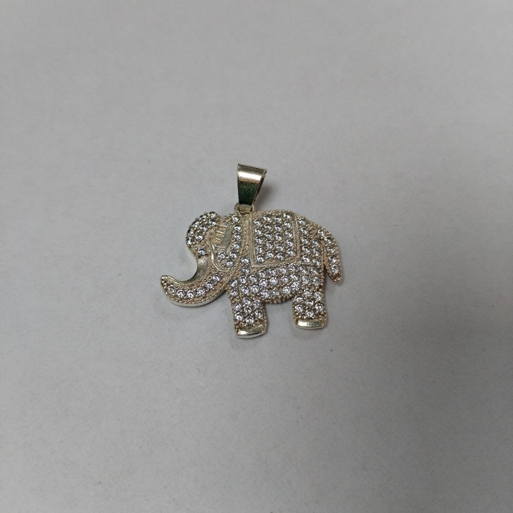 DIJE ELEFANTE C/CIRCONIAS PLATA .925 5.2 GR (NUEVO)