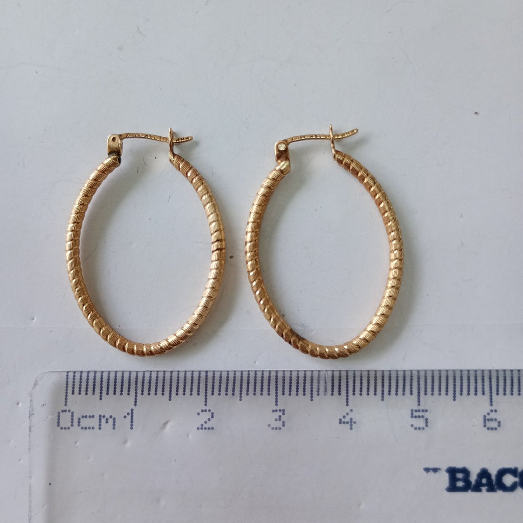 ARRACADAS PAR ORO 10 K 3,40 GRMS (SEMINUEVO)