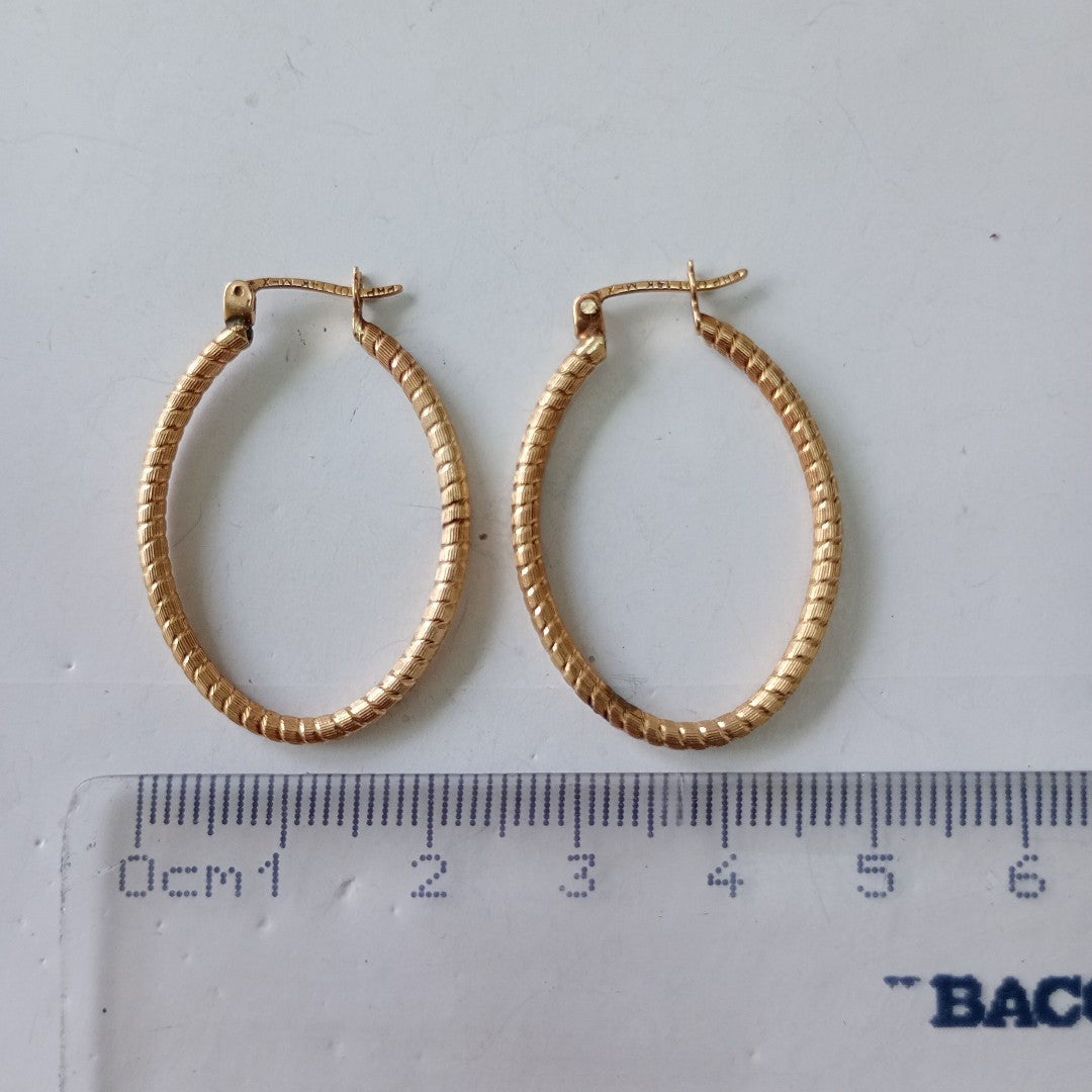 ARRACADAS PAR ORO 10 K 3,40 GRMS (SEMINUEVO)