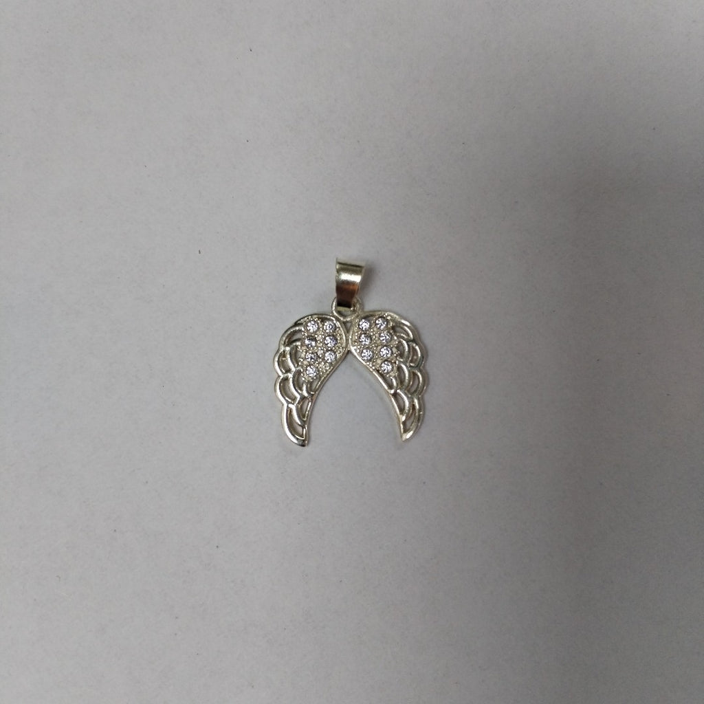 DIJE ALAS C/CIRCONIAS PLATA .925 2.4 GR (NUEVO)