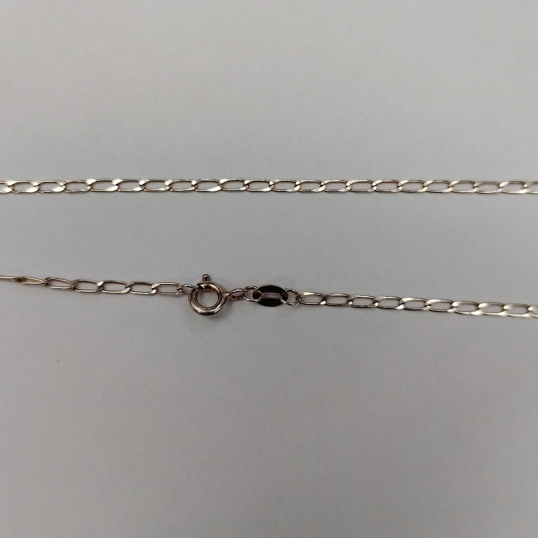 CADENA TEJIDO ESLABONES PLATA .925 50 CM 2.6 GR (NUEVO)