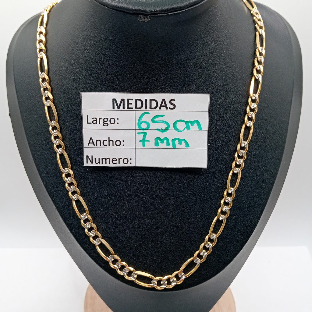 CADENA ORO,RODIADO 10 K 28,90 GRMS (SEMINUEVO)