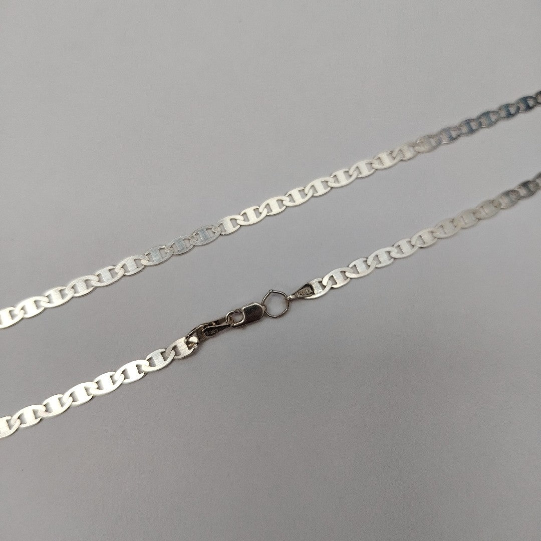 CADENA TEJIDO GUCHI PLATA .925 60 CM 9.1 GR (NUEVO)