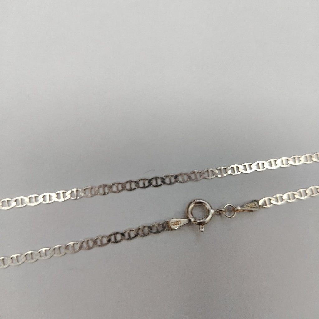 CADENA TEJIDO GUCHI PLATA .925 55 CM 3.6 GR (NUEVO)