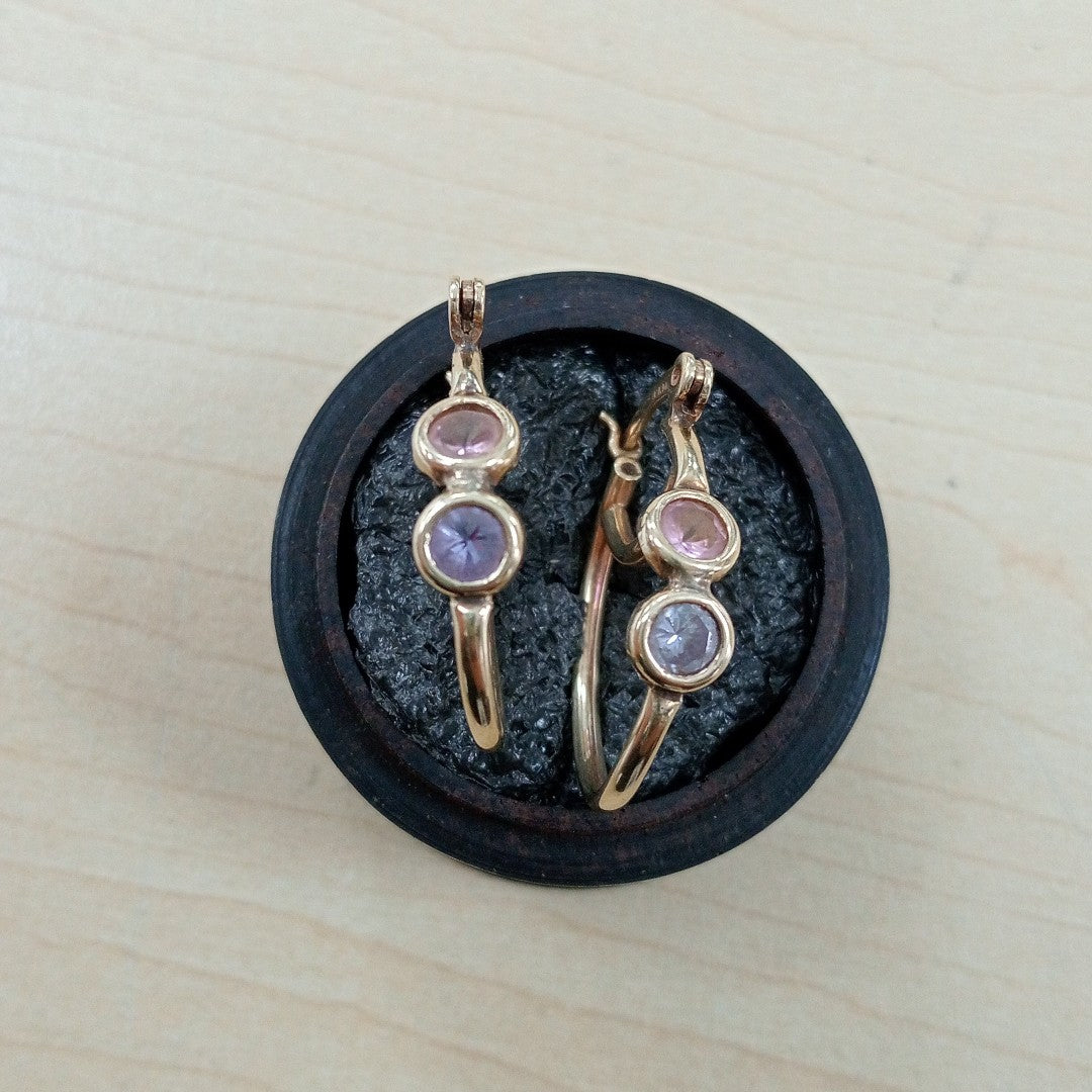 ARRACADAS PAR ORO 10 K 2,70 GRMS (SEMINUEVO)