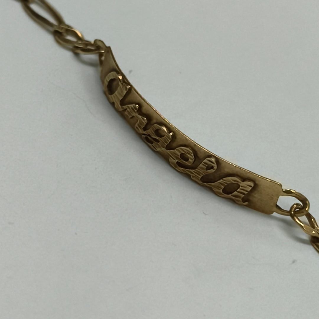 ESCLAVA ORO 10 K 4,60 GRMS (SEMINUEVO)