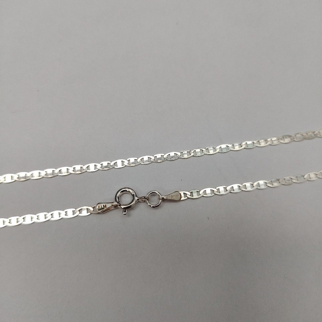 CADENA TEJIDO ESPEJO PLATA .925 55 CM 3.8 GR (NUEVO)