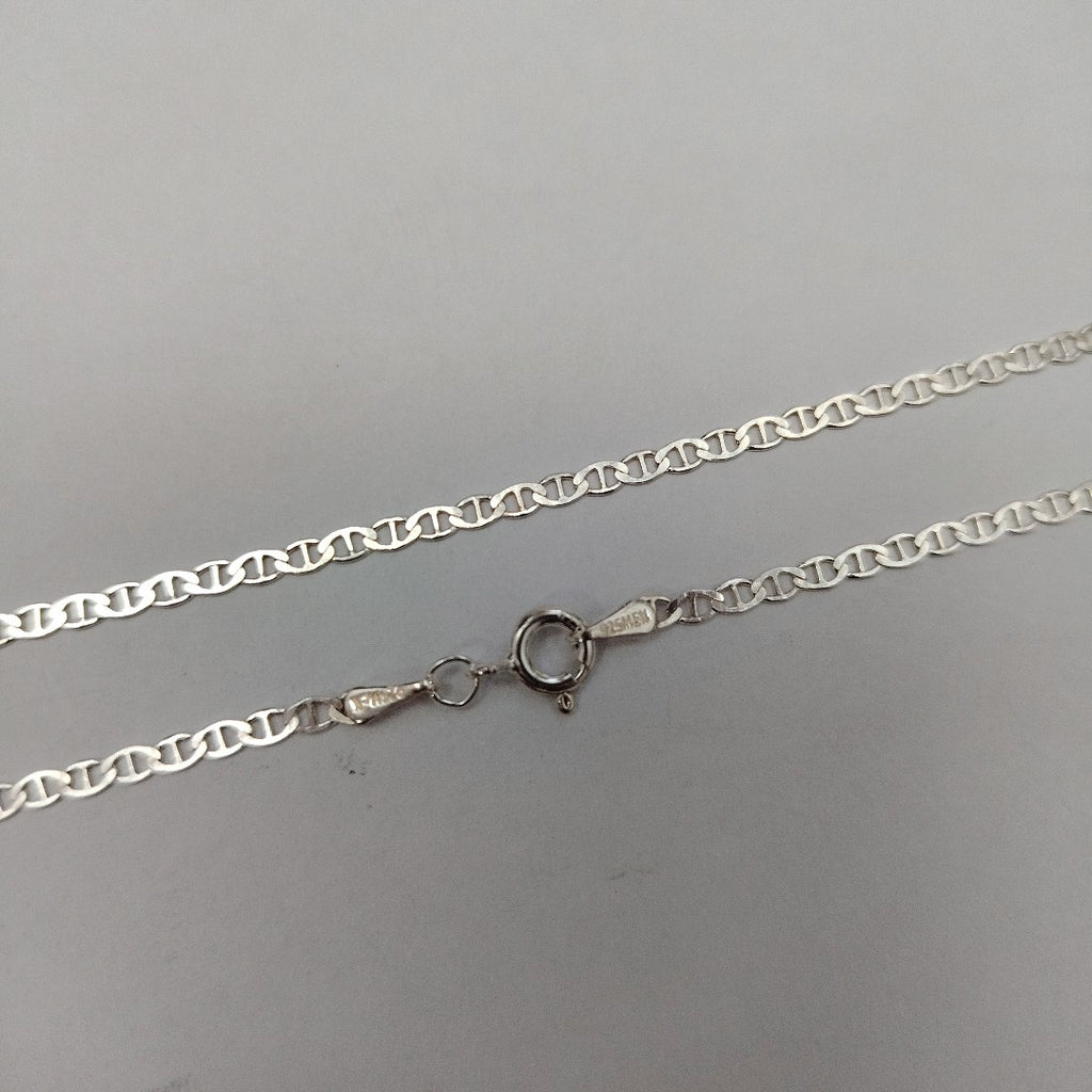 CADENA TEJIDO GUCHI PLATA .925 55 CM 3.6 GR (NUEVO)