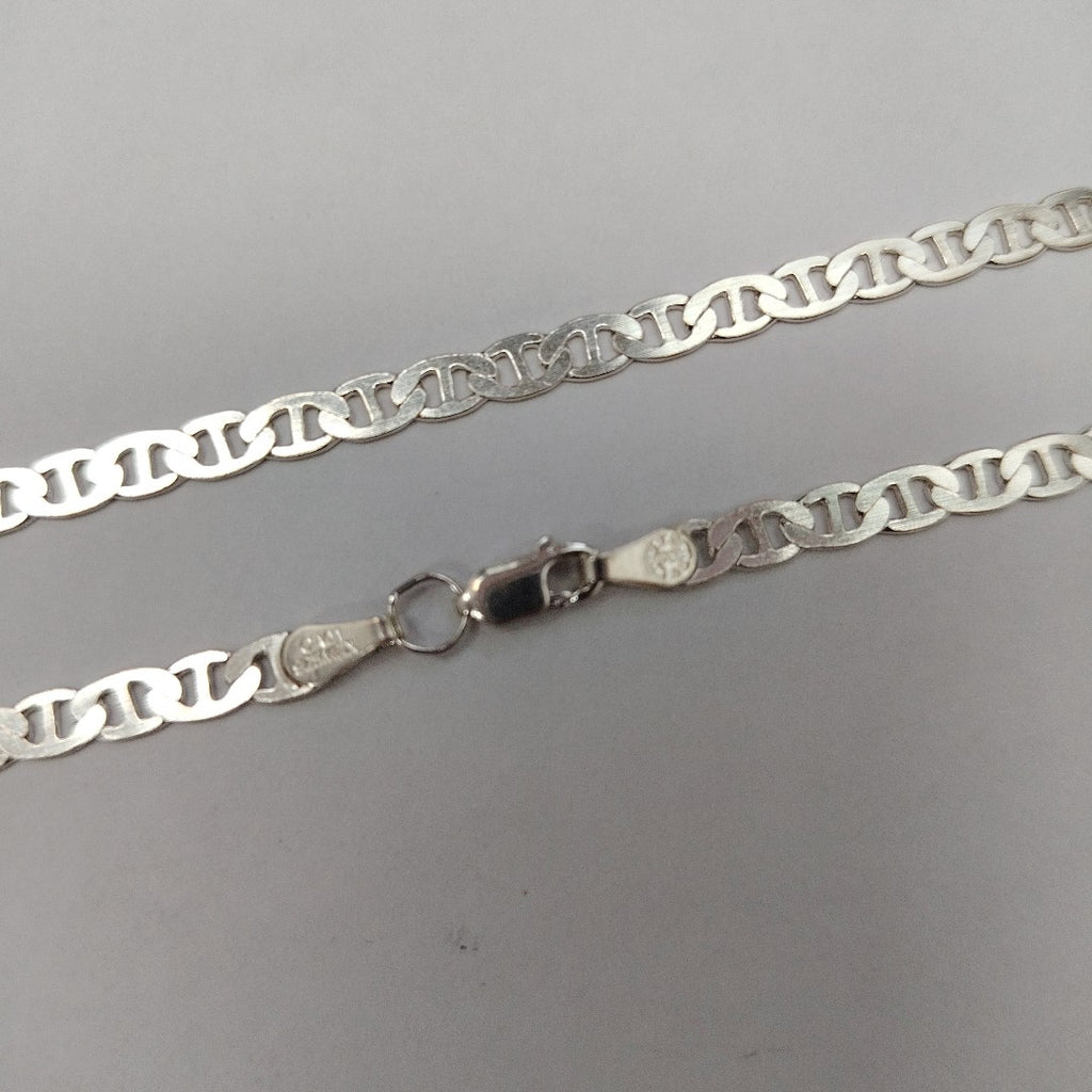 CADENA TEJIDO GUCHI PLATA .925 55 CM 12.9 GR (NUEVO)