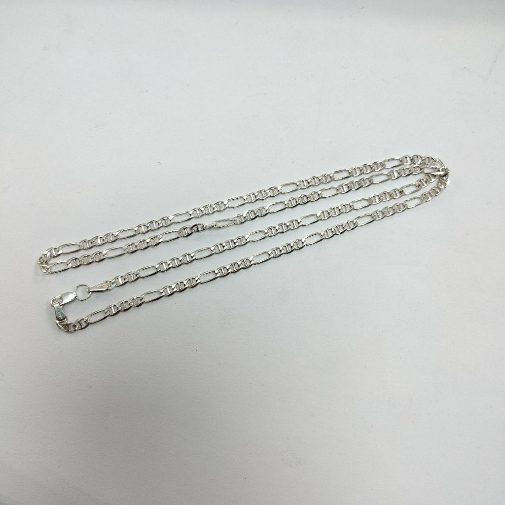 CADENA TEJIDO MARINERO PLATA .925 55 CM 7.8 GR (NUEVO)