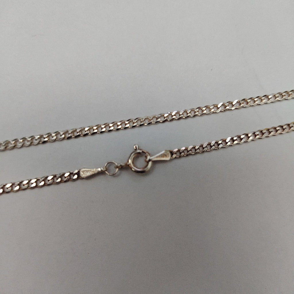 CADENA TEJIDO BARBADO PLATA .925 60 CM 5.7 GR (NUEVO)