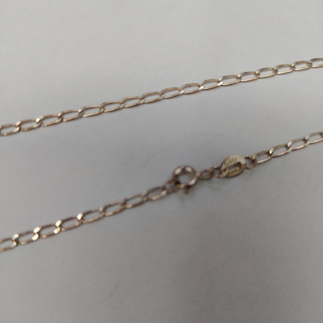 CADENA TEJIDO ESLABONES PLATA .925 55 CM 2.9 GR (NUEVO)
