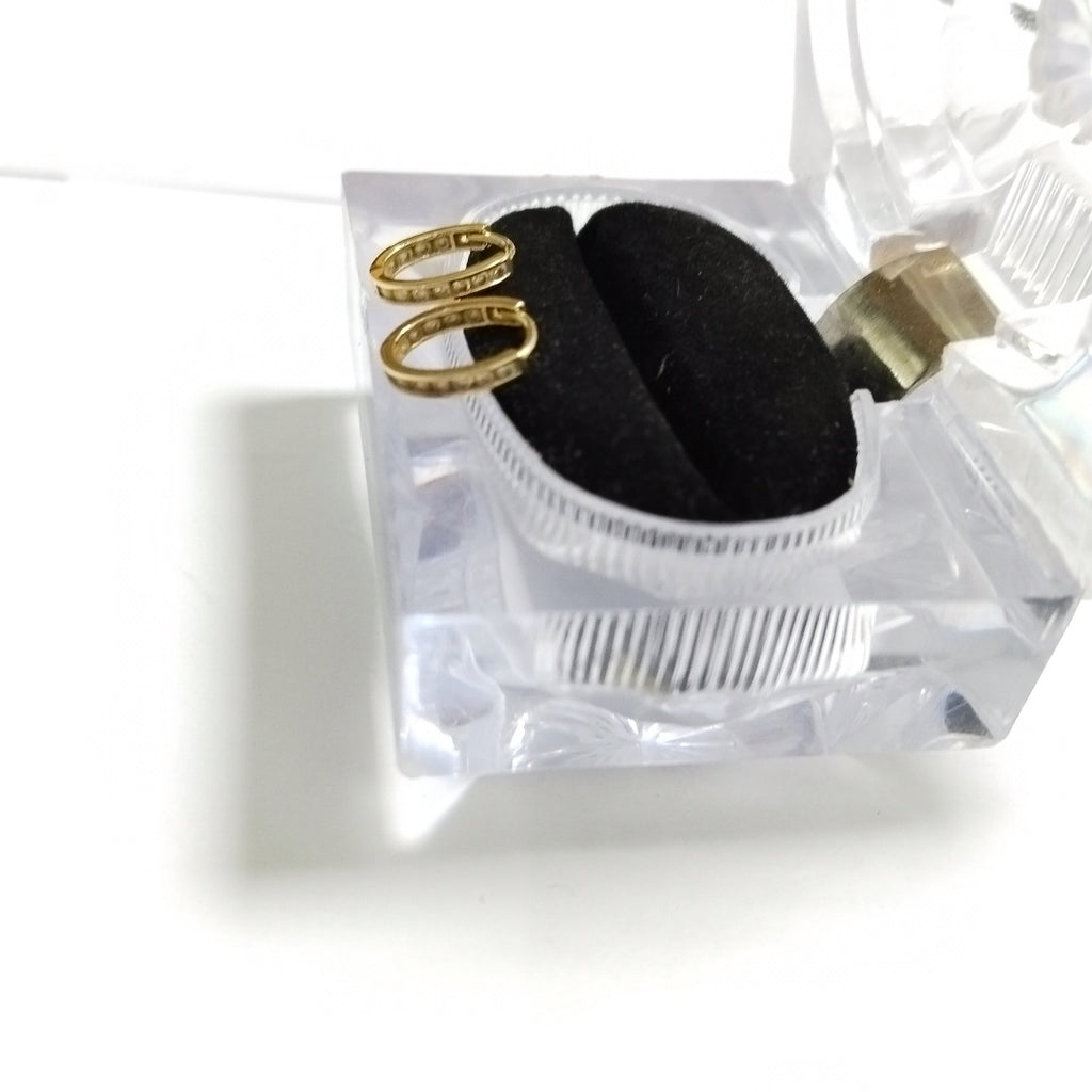 ARRACADAS PAR ORO 14 K 1,20 GRMS (SEMINUEVO)