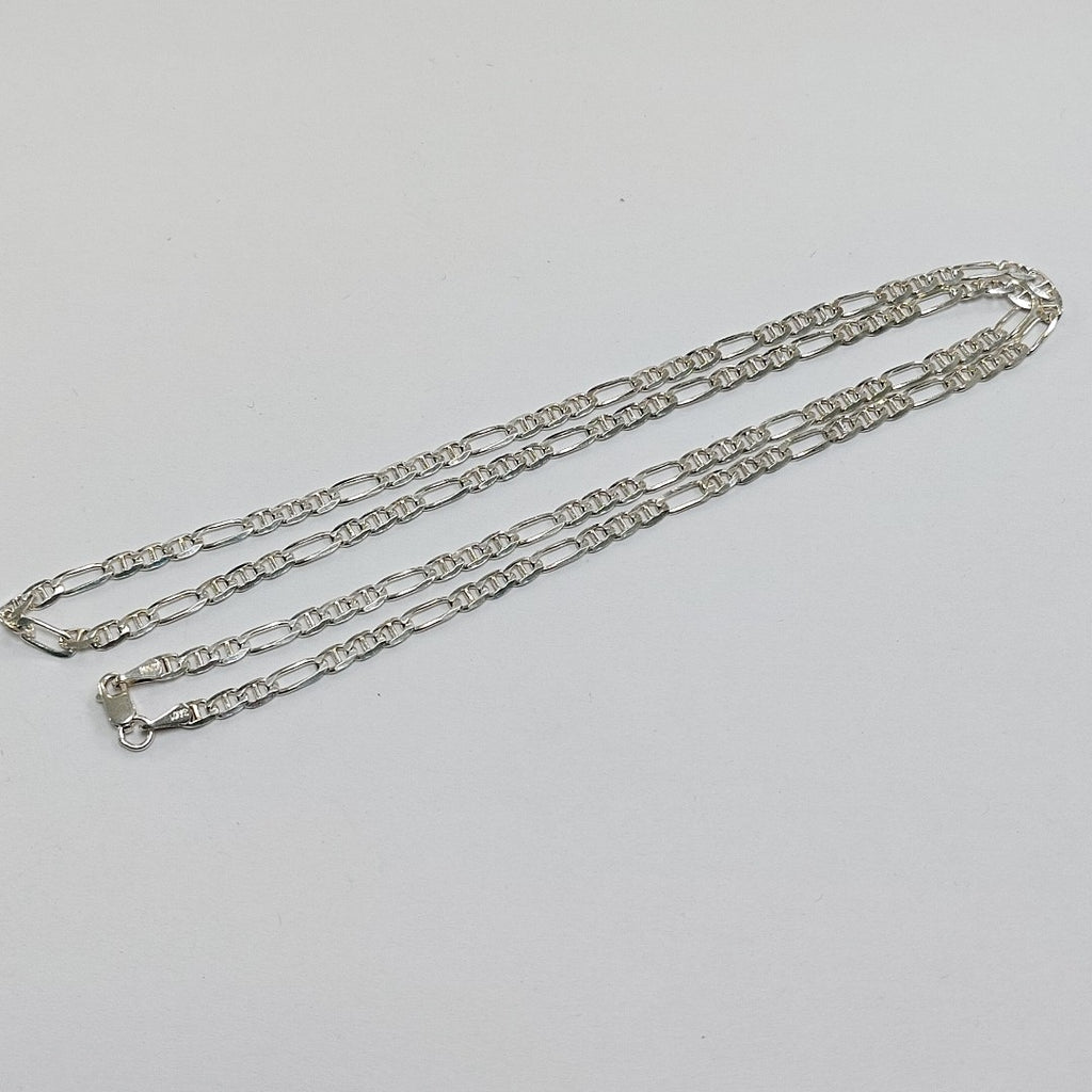 CADENA TEJIDO MARINERO PLATA .925 55 CM 7.8 GR (NUEVO)