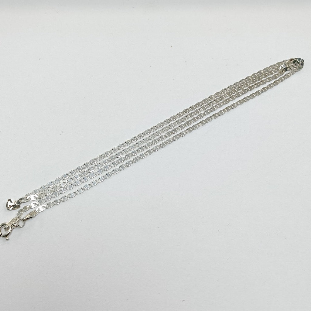 CADENA TEJIDO ESPEJO PLATA .925 60 CM 4.3 GR (NUEVO)