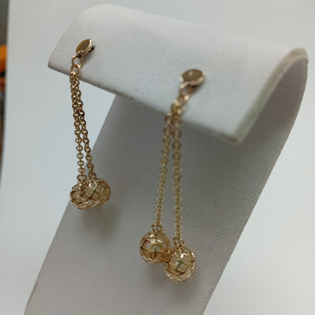 ARETES PAR ORO 10 K 4.2 GRMS (SEMINUEVO)