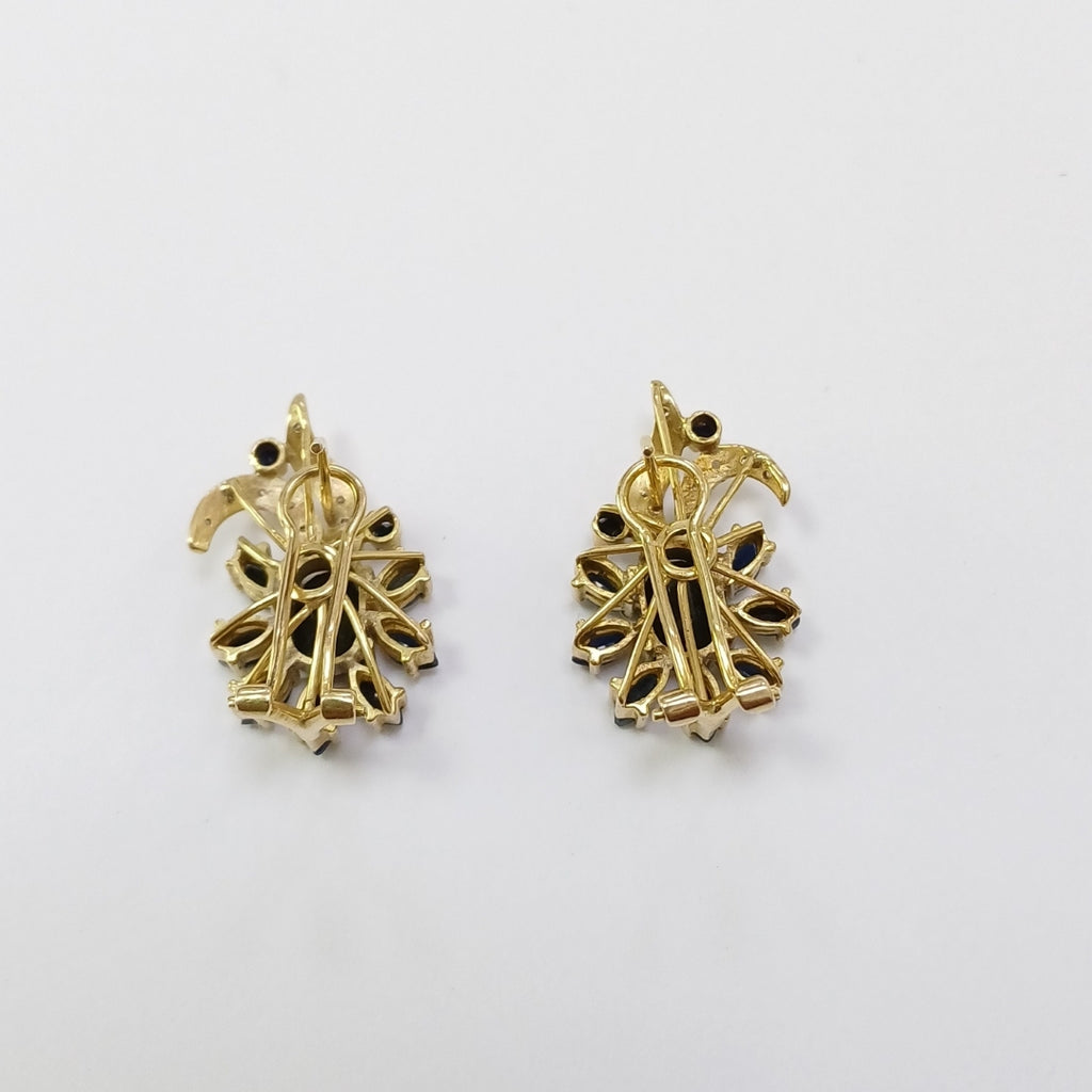 ARETES PAR ORO 14 K 12,90 GRMS (SEMINUEVO)