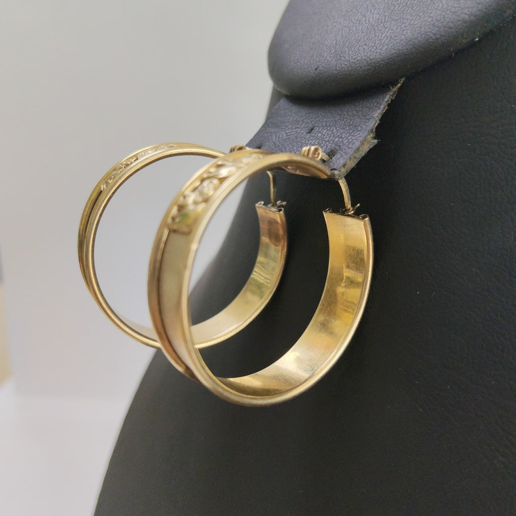 ARRACADAS PAR ORO 14 K 9,60 GRMS (SEMINUEVO)