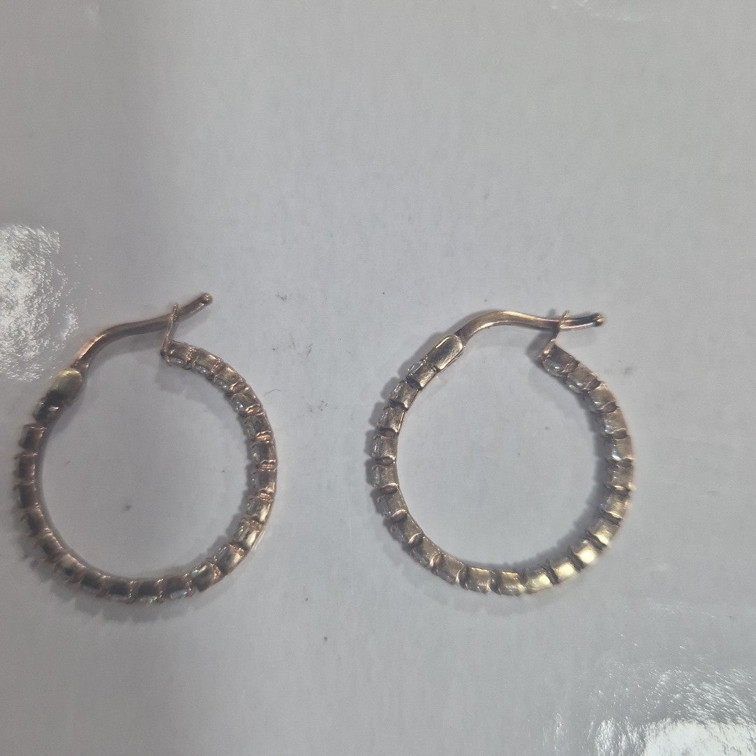 ARRACADAS PAR ORO 14 K 2.6 GRMS (SEMINUEVO)