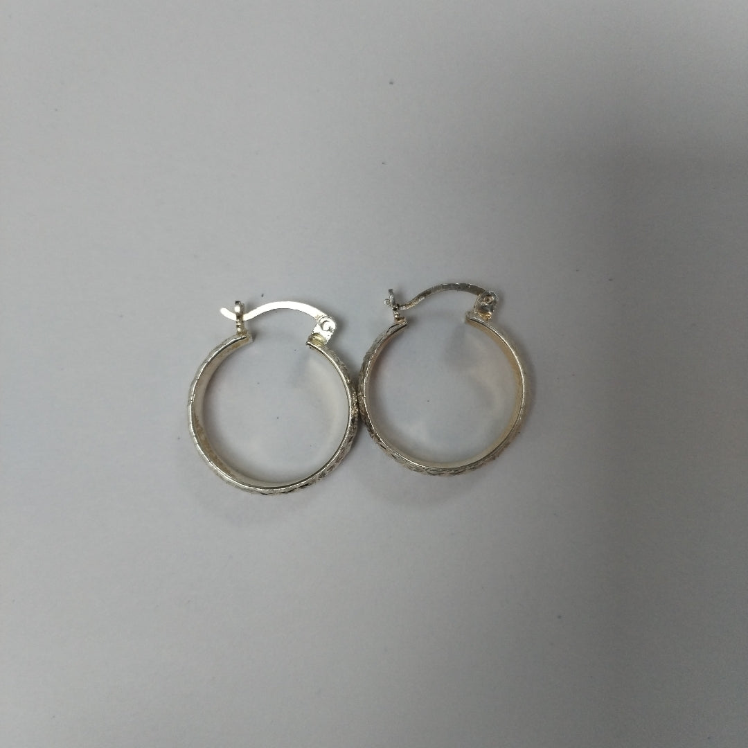 PAR ARRACADAS FACETADAS PLATA .925 3.4 GR (NUEVO)