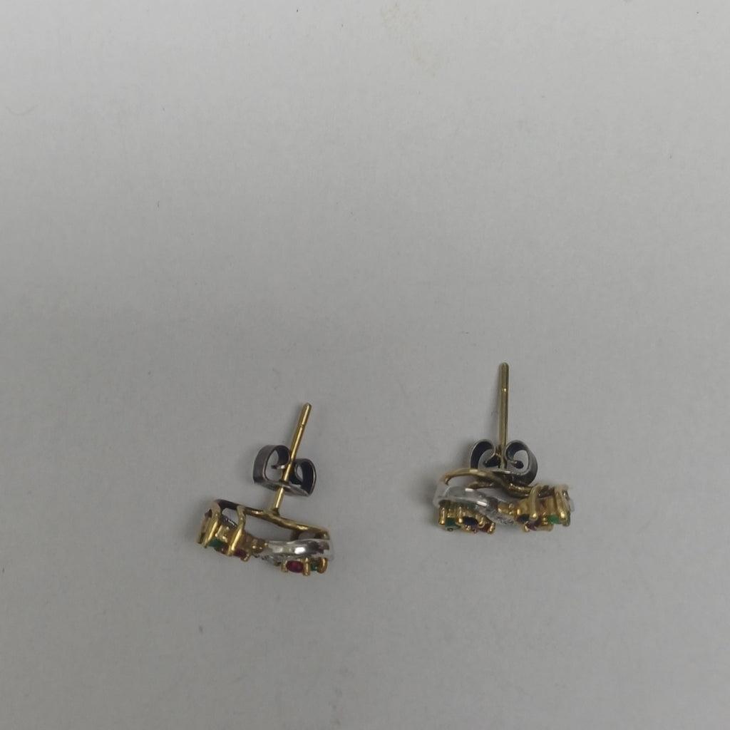 BROQUELES PAR ORO 14 K 1,70 GRMS (SEMINUEVO)