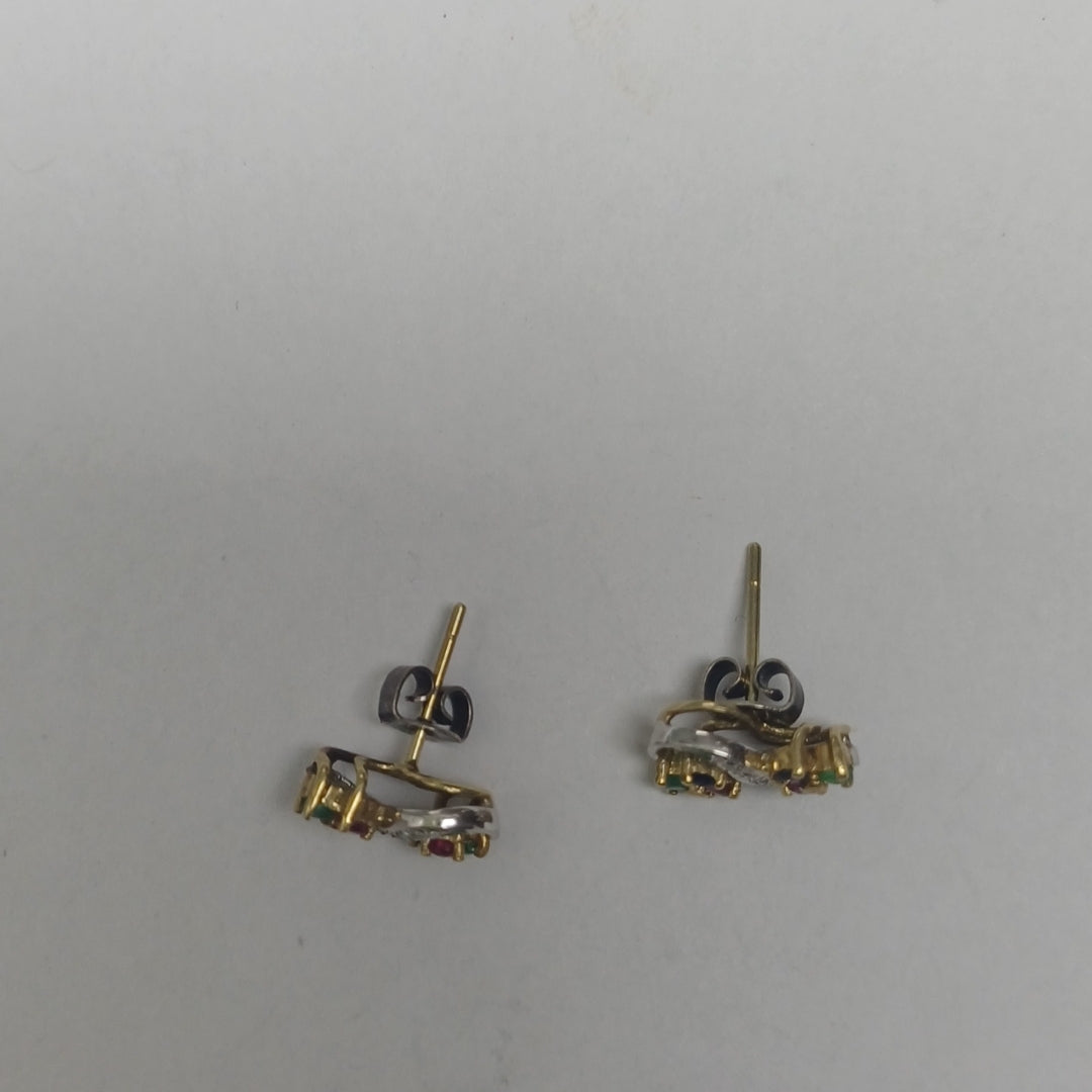 BROQUELES PAR ORO 14 K 1,70 GRMS (SEMINUEVO)
