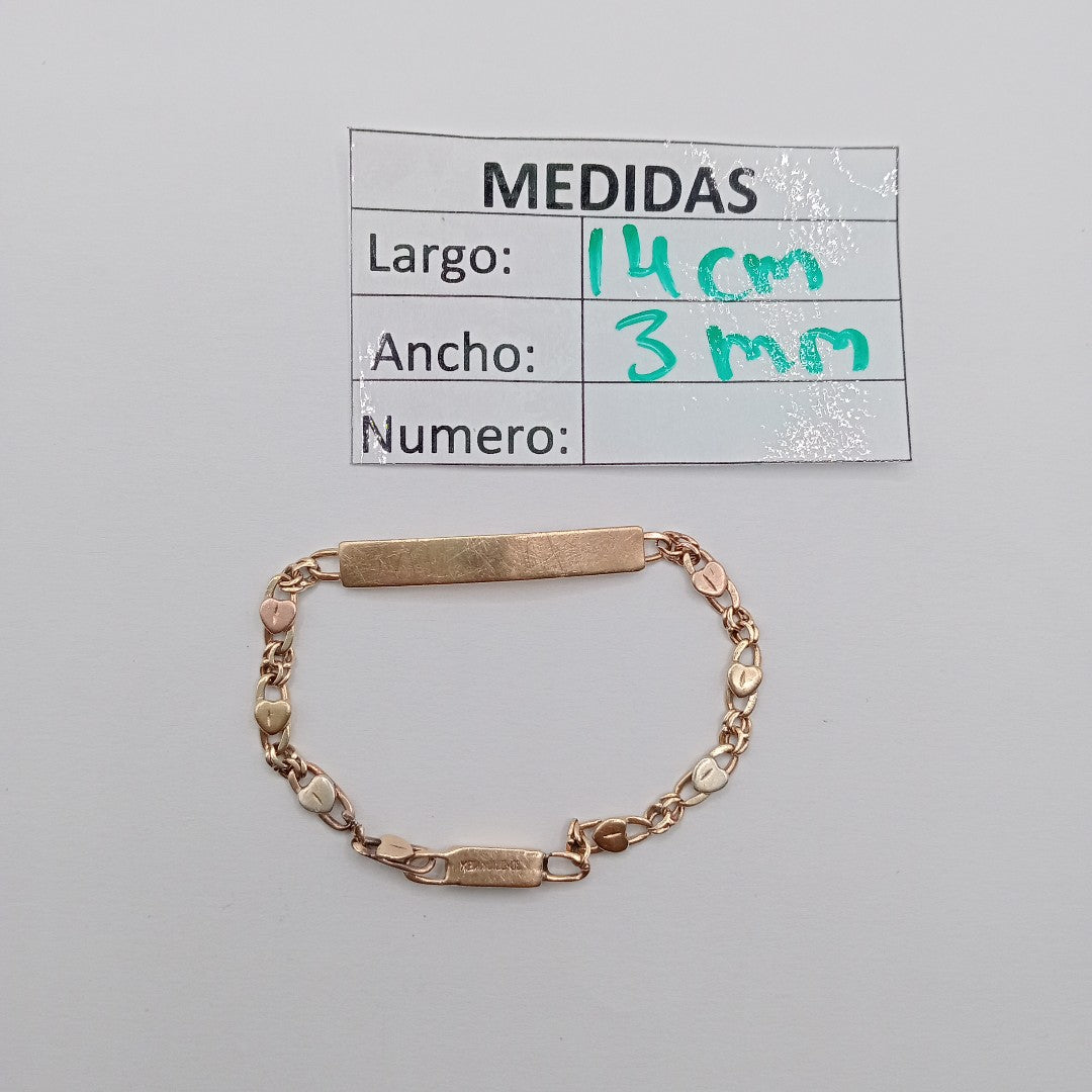 ESCLAVA ORO COMBINADO 10 K 3,90 GRMS (SEMINUEVO)