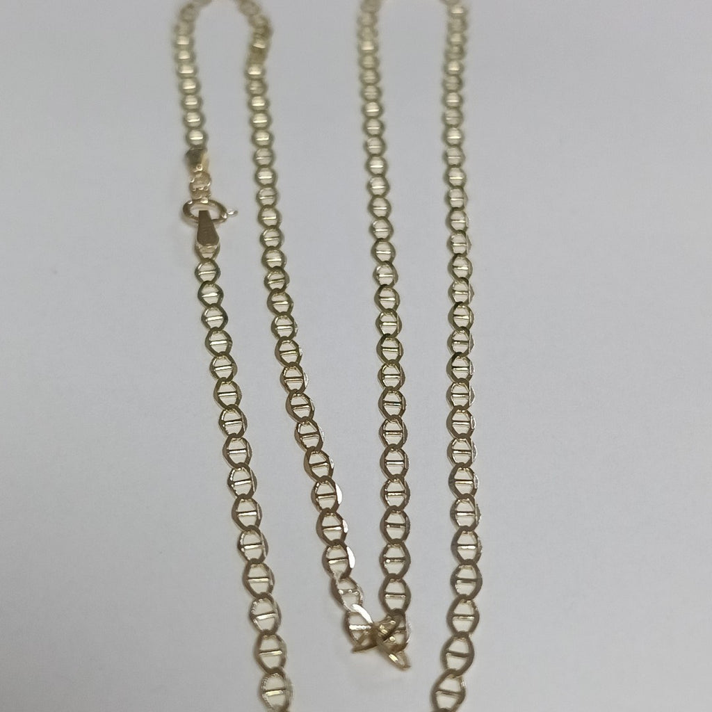 CADENAS TEJIDO GUCHI ORO 10K 55 CM 4 GR (NUEVO)