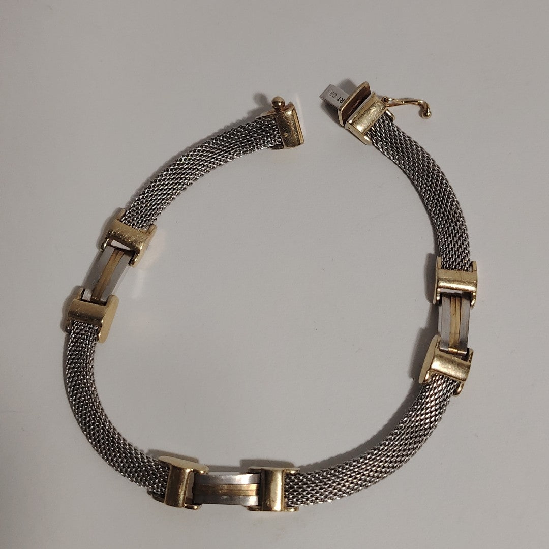 PULSERA ORO,ORO COMBINADO 10 K 10,00 GRMS (SEMINUEVO)