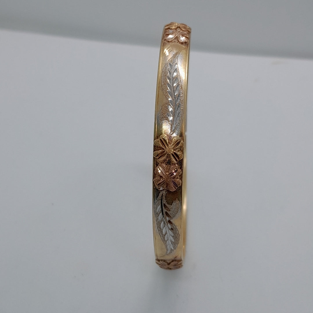 PULSERA RIGIDA ORO 14 K 8,40 GRMS (SEMINUEVO)