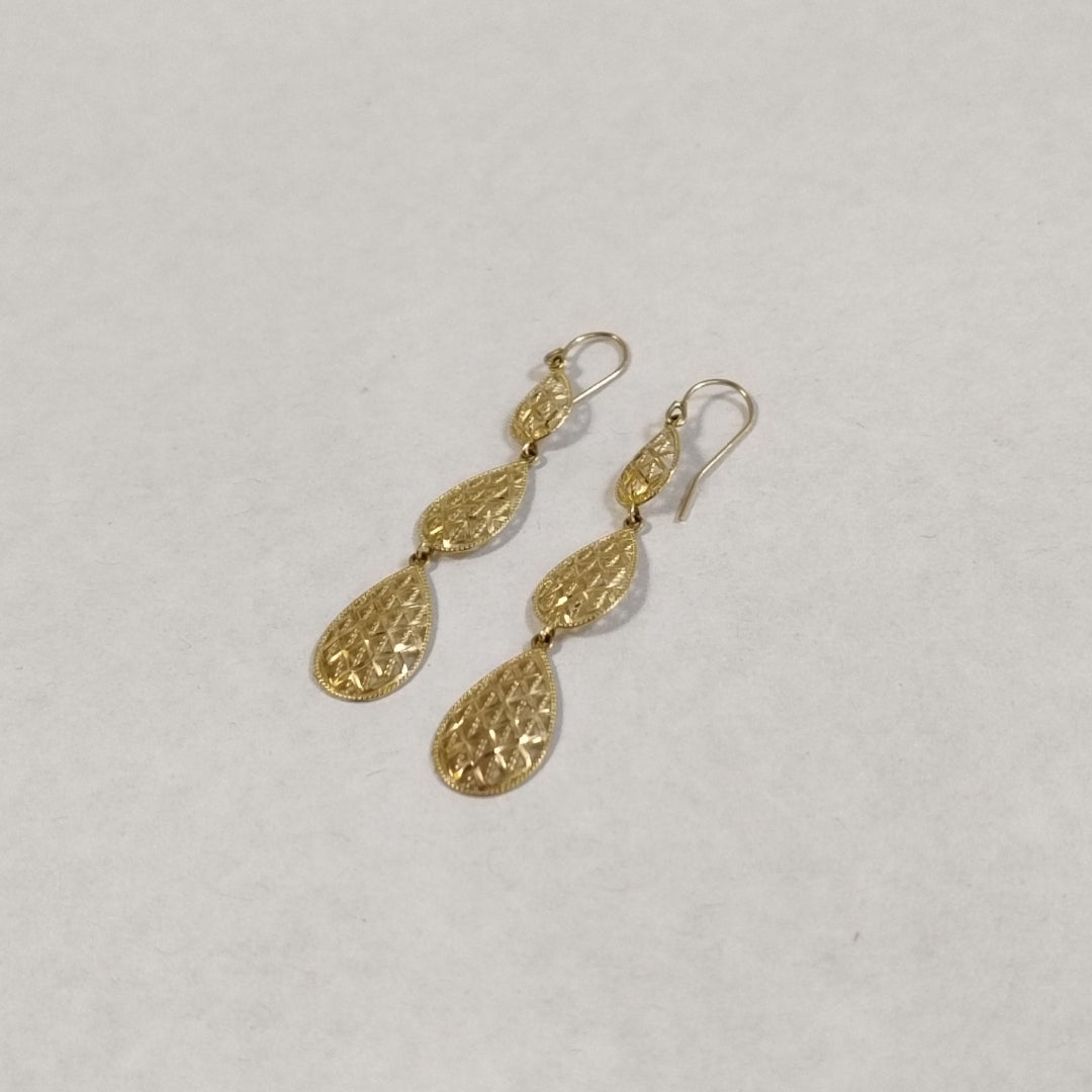 ARETES PAR ORO 10 K 1.9 GRMS (SEMINUEVO)