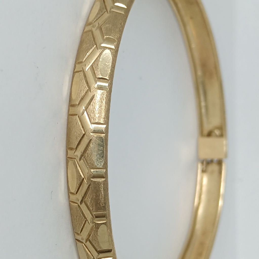 PULSERA RIGIDA ORO 14 K 6.9 GRMS (SEMINUEVO)