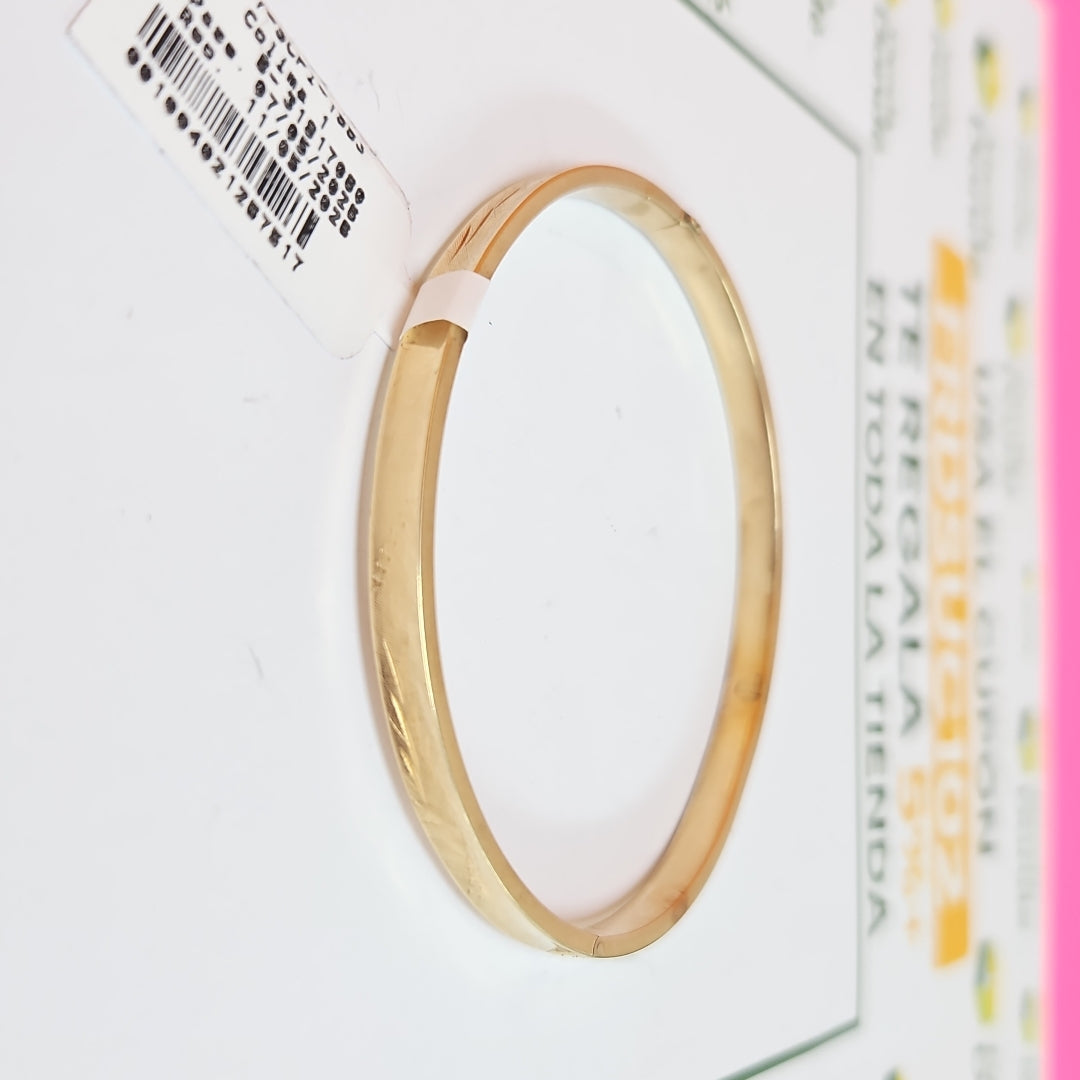 PULSERA RIGIDA ORO 10 K 6,80 GRMS (SEMINUEVO)