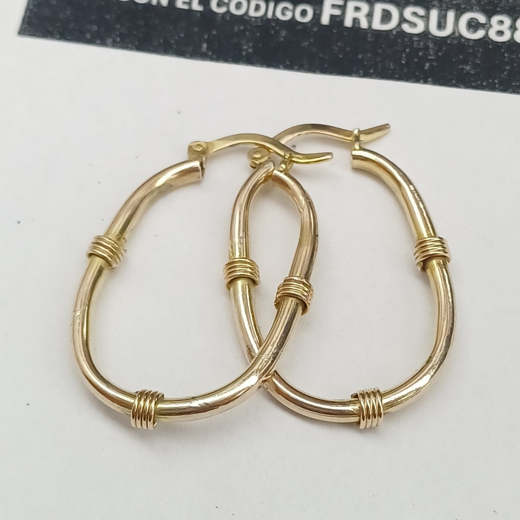 ARRACADAS PAR ORO 10 K 4.5 GRMS (SEMINUEVO)