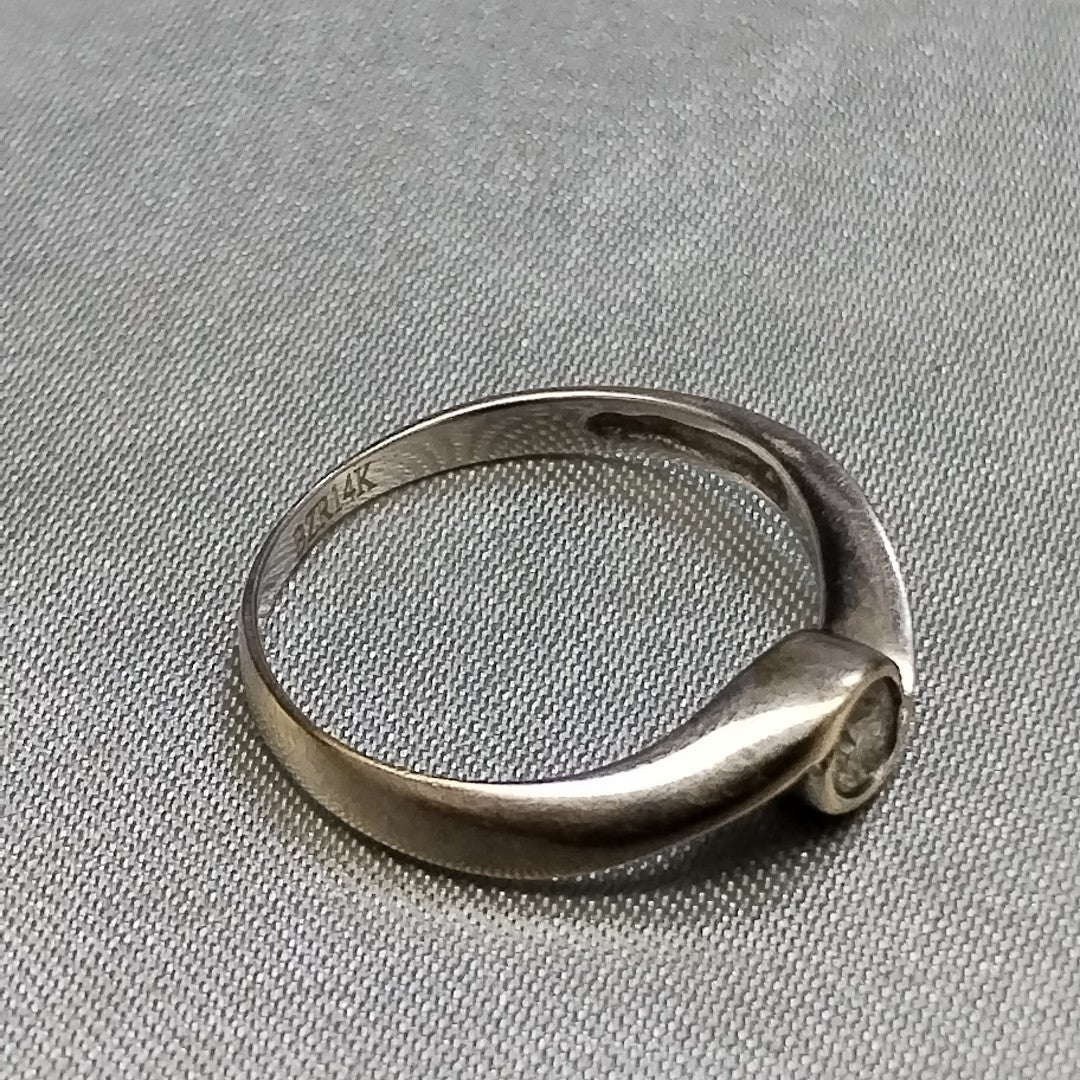 SOLITARIO ORO BLANCO 14 K 1,70 GRMS (SEMINUEVO)