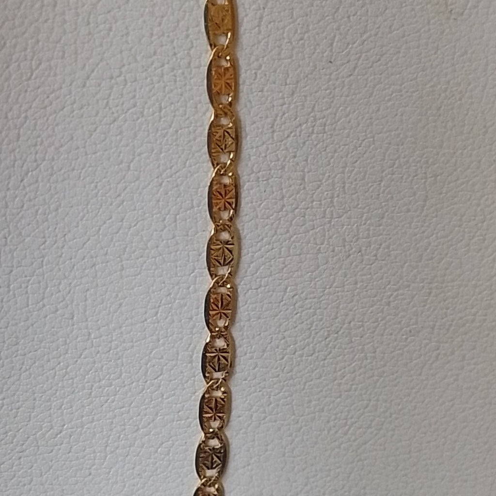 CADENA ORO, ORO COMBINADO 14 K 5.7 GRMS (SEMINUEVO)